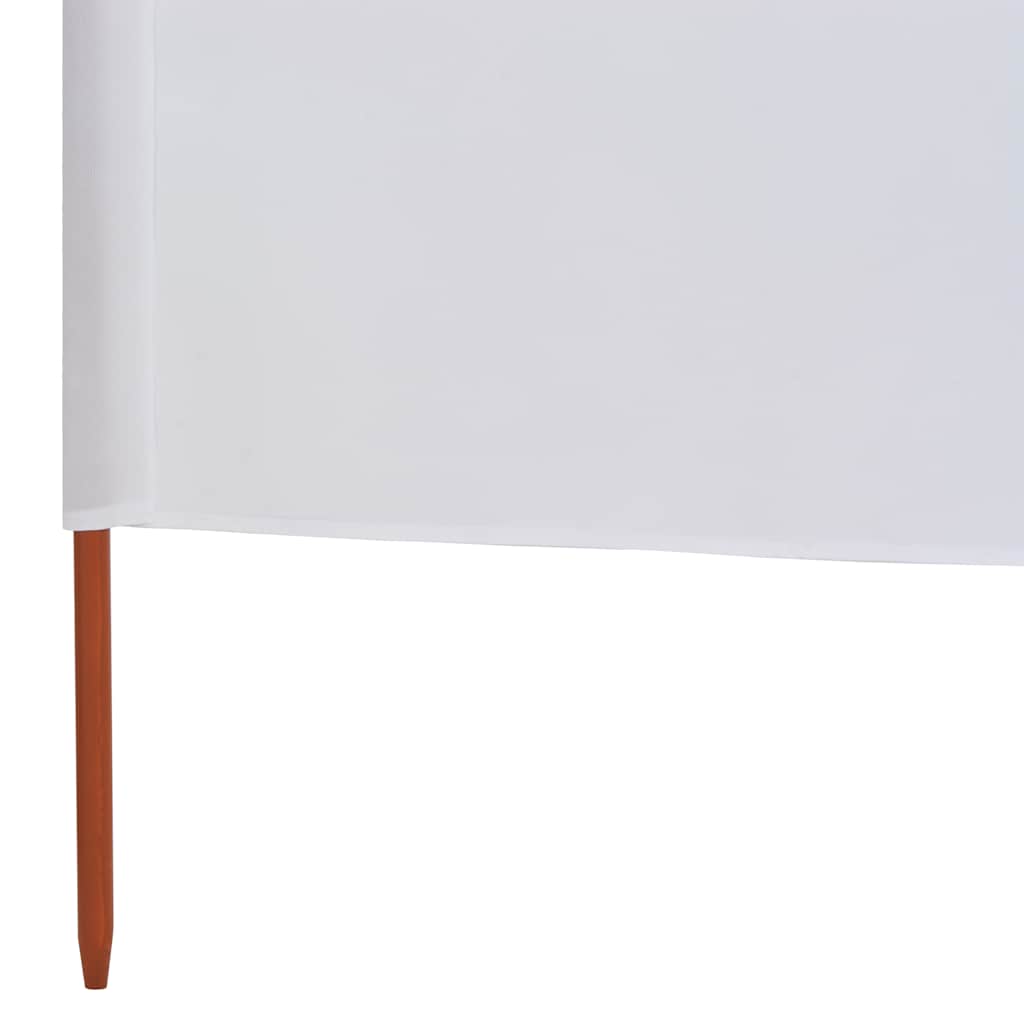 Uždanga nuo vėjo, 6 plokštės, smėlio balta, 800x160cm, audinys