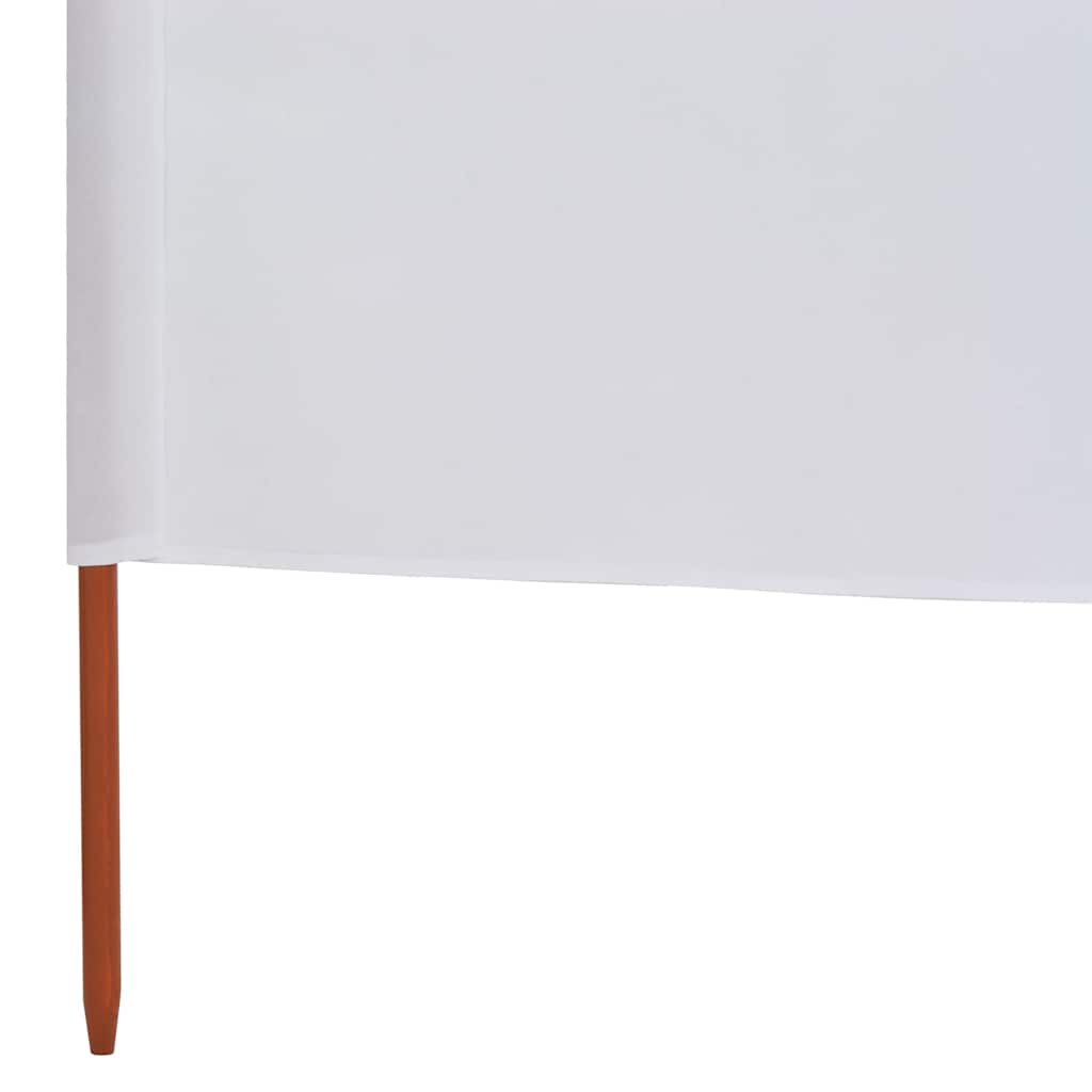 Windscreen, 9 panels, sand white, 1200x120cm, fabric