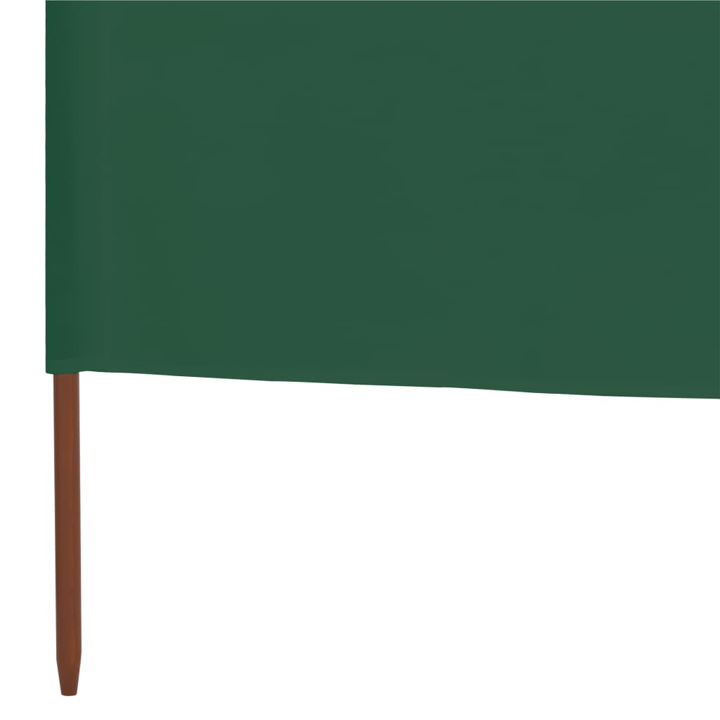 Uždanga nuo vėjo, žalia, 1200x120cm, audinys, 9 plokštės