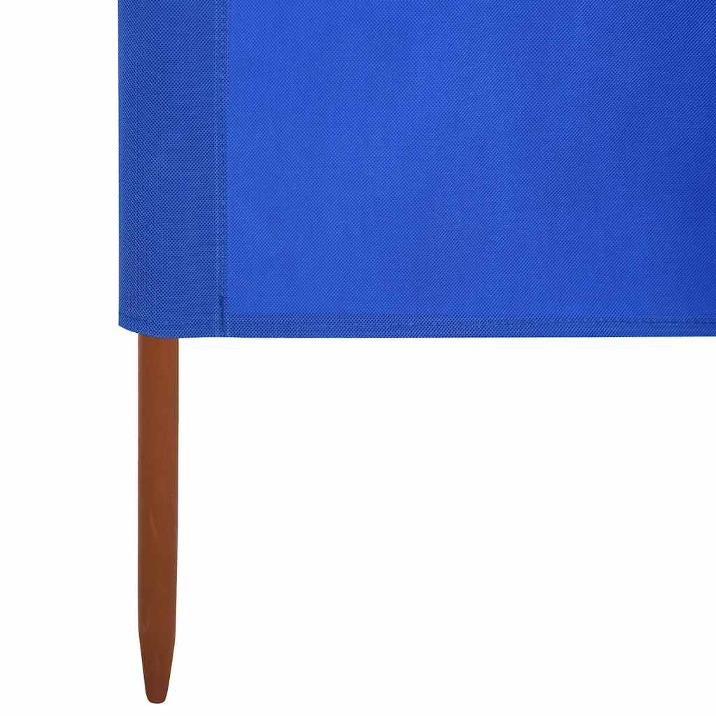 Uždanga nuo vėjo, 9 plokštės, žydra, 1200x120cm, audinys