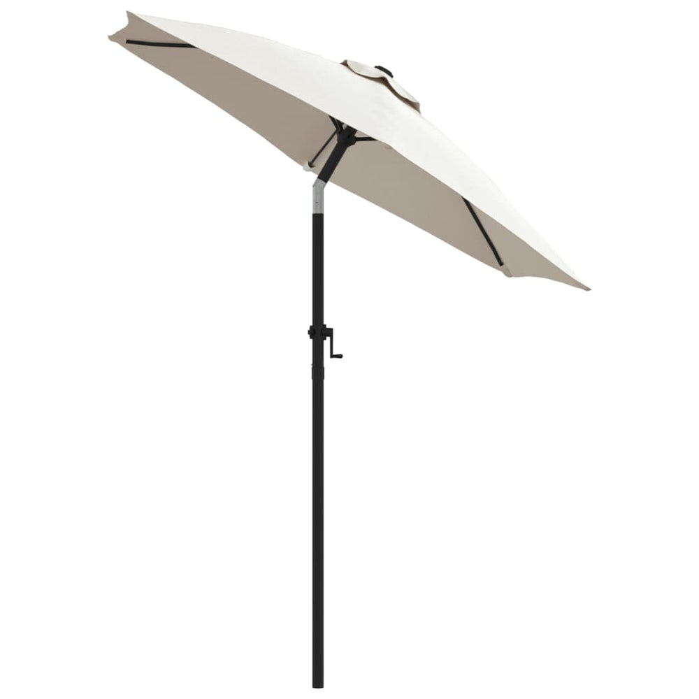 Sun umbrella, sand white, 200x224cm, aluminum
