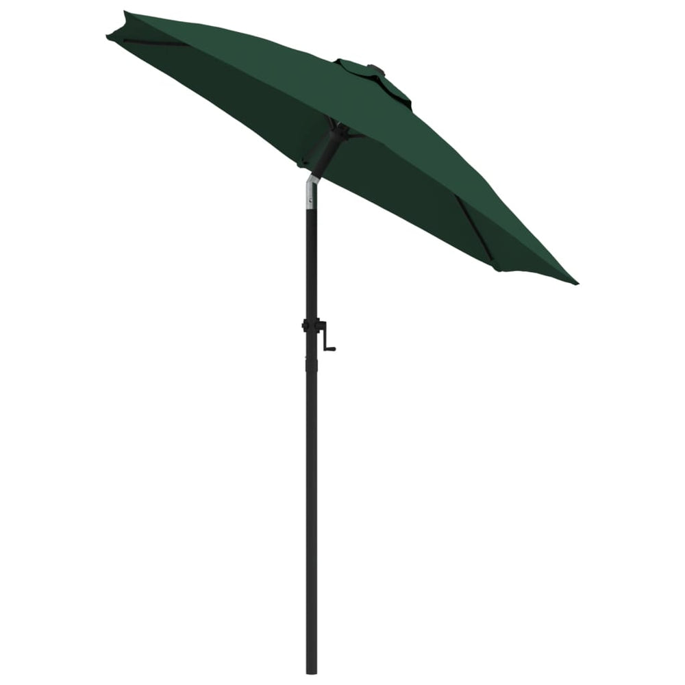 Sun umbrella, green, 200x224cm, aluminum