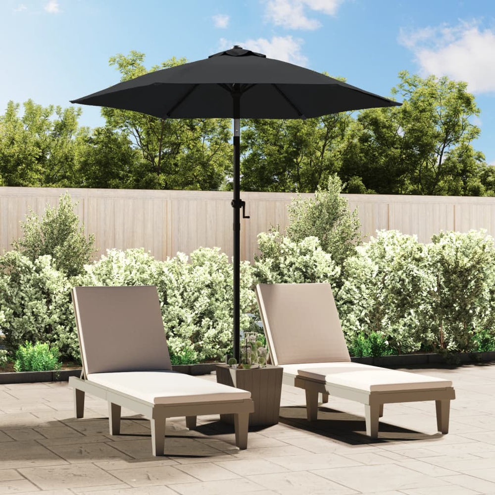 Sun umbrella, anthracite, 200x224cm, aluminium