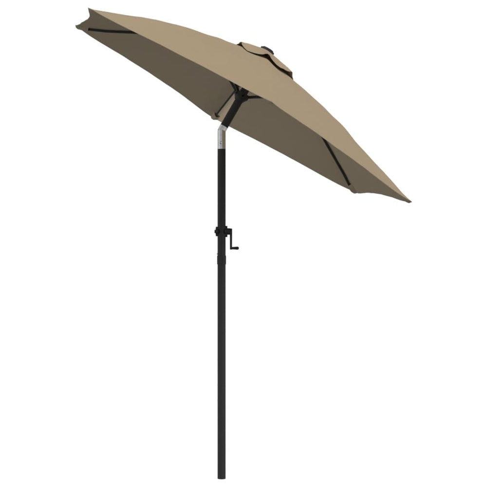 Sun umbrella, taupe, 200x224cm, aluminium