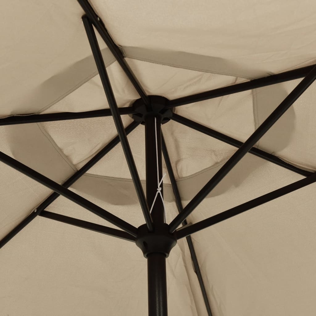 Sodo skėtis BENJAMIN, taupe, 200x224cm