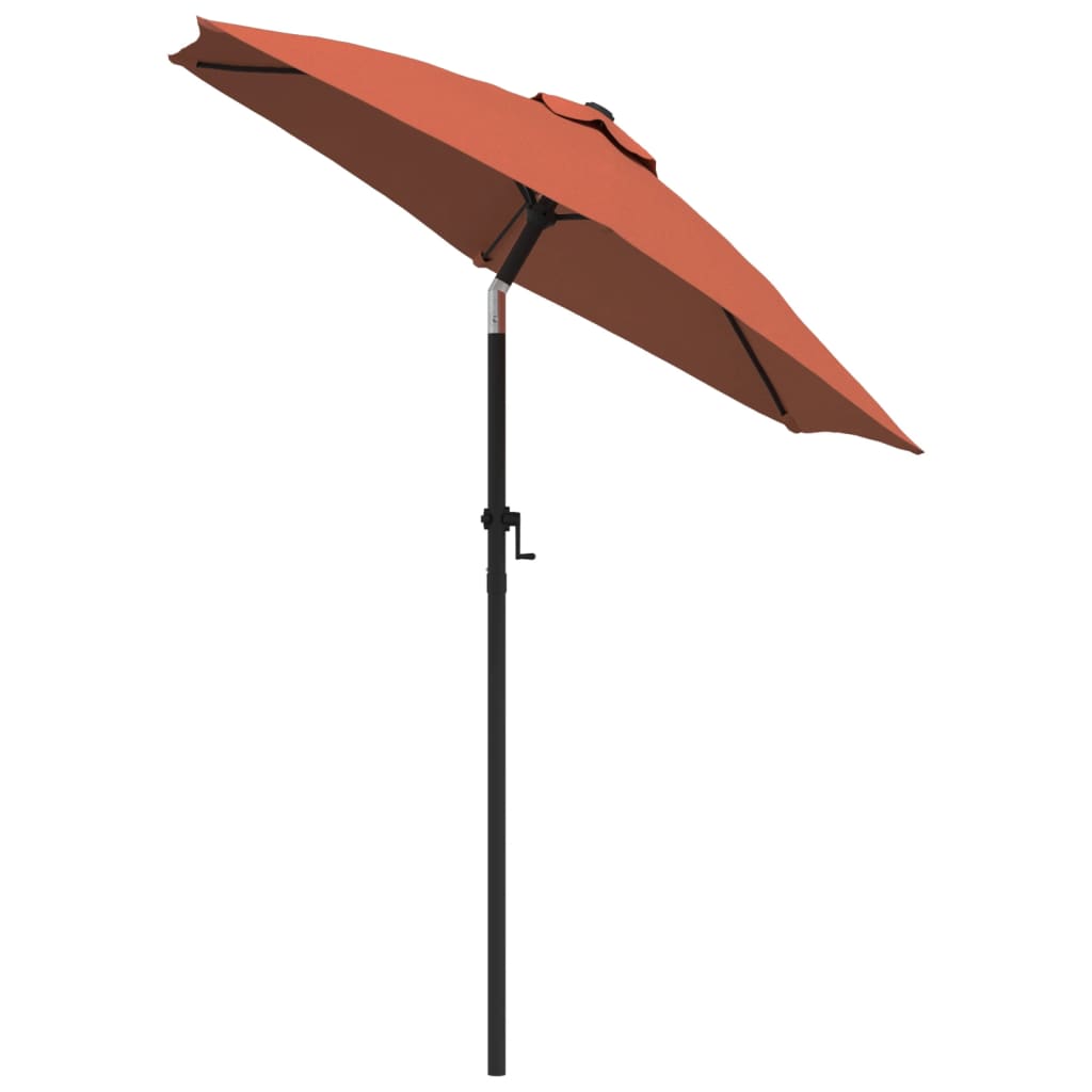 Sunshade, terracotta, 200x224cm, aluminium