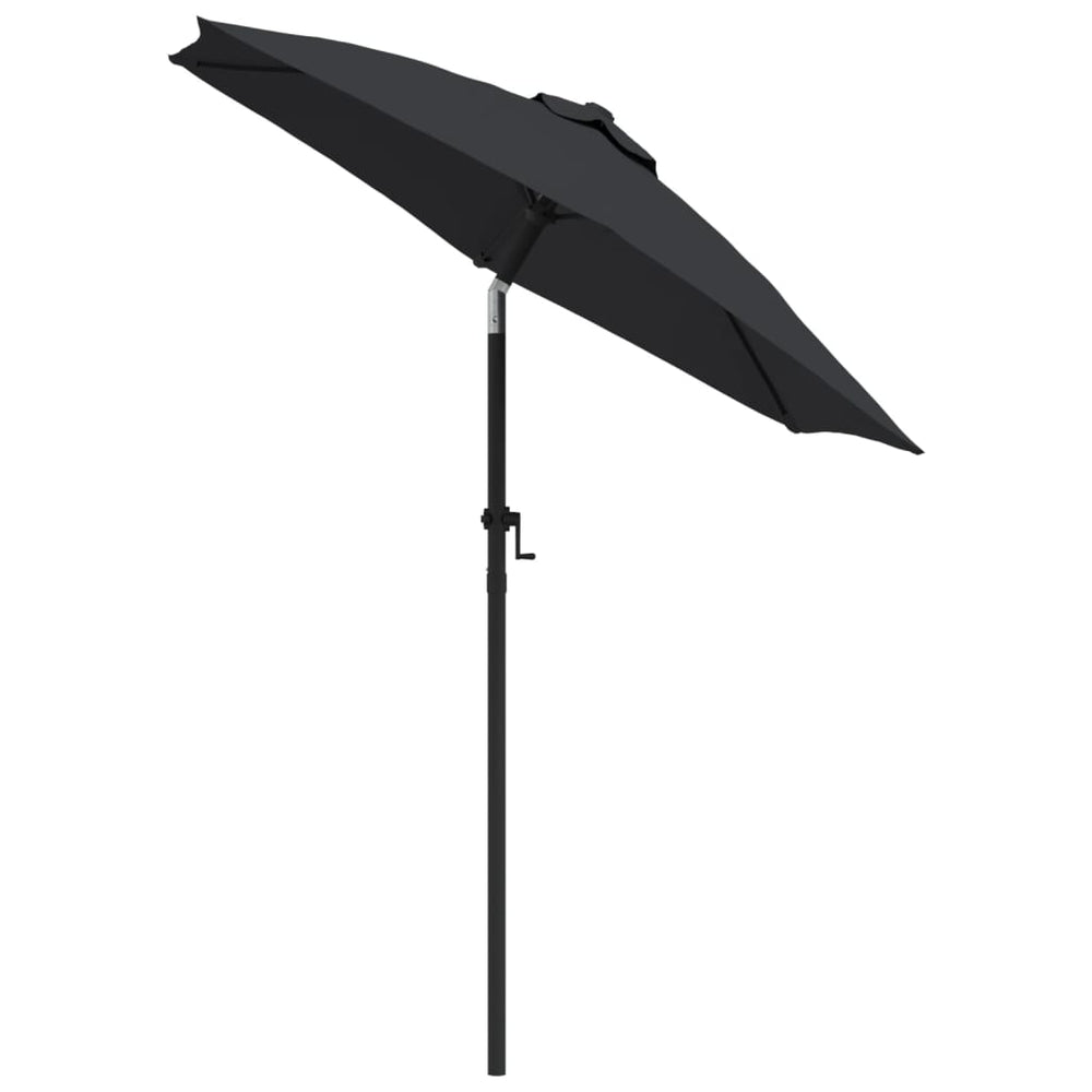 Sun umbrella, black, 200x224cm, aluminum