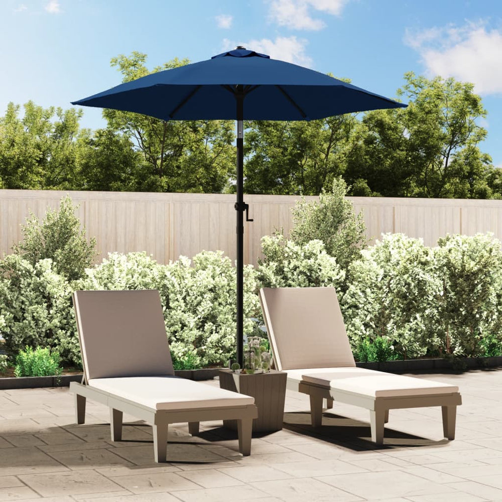 Sun umbrella, blue, 200x224cm, aluminium