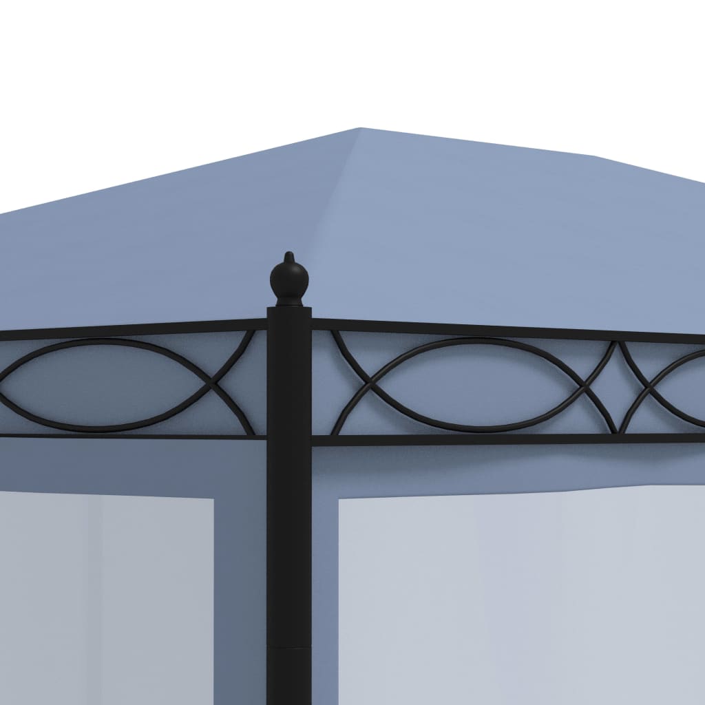Gazebo with net VEGA, anthracite, 3x4m
