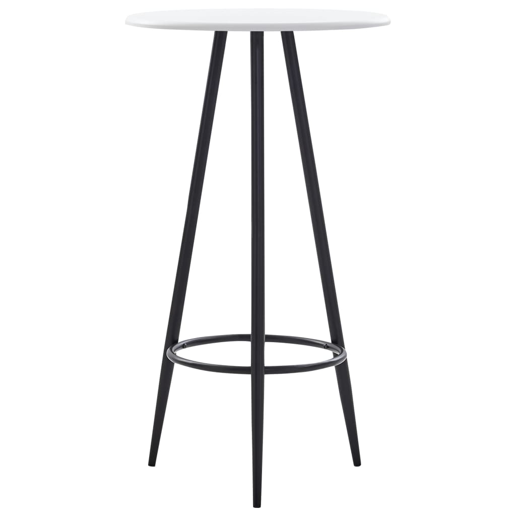 Bar table, white, 60x107.5cm, MDF