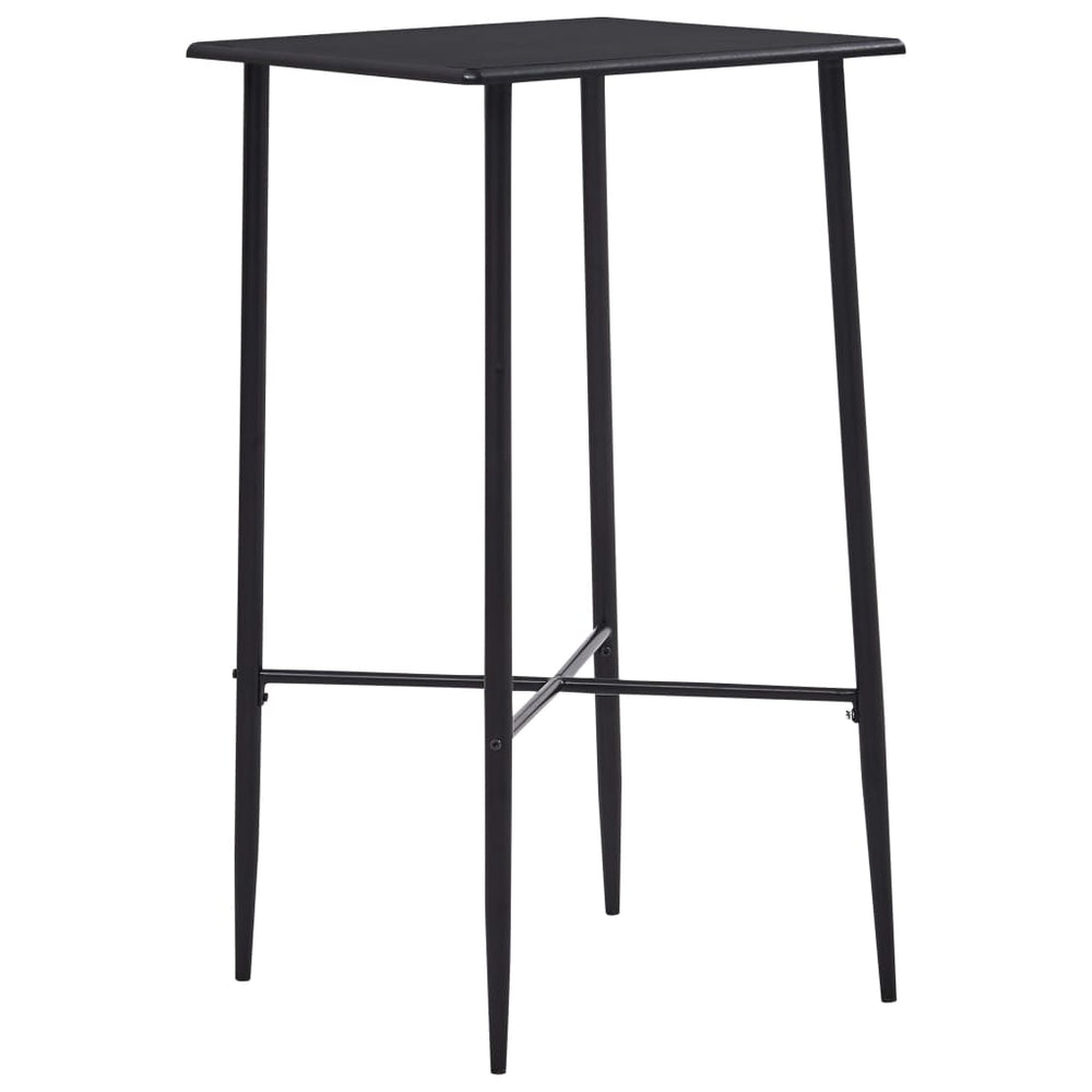 Bar table, black, 60x60x111cm, MDF