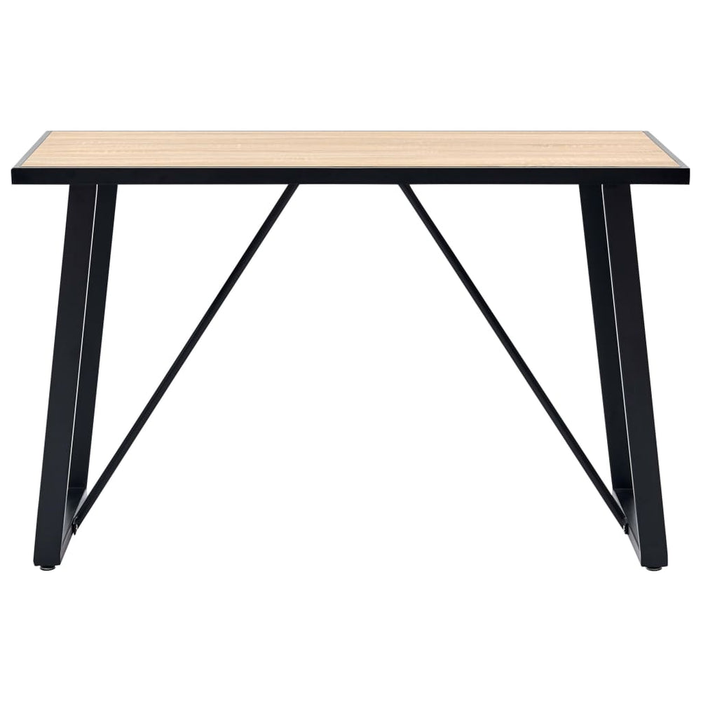 Valgomojo stalas, ąžuolo spalvos, 120x60x75cm, MDF
