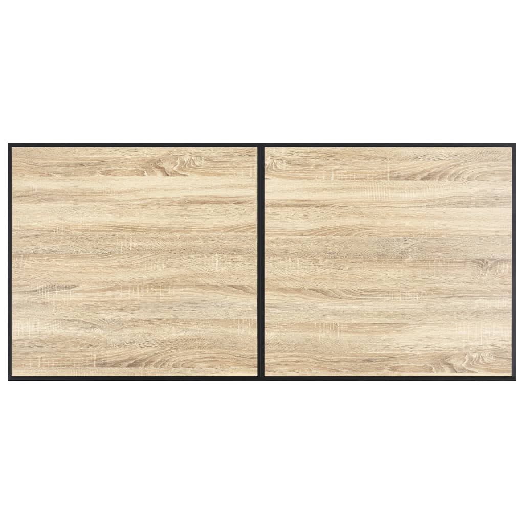 Valgomojo stalas, ąžuolo spalvos, 160x80x75cm, MDF