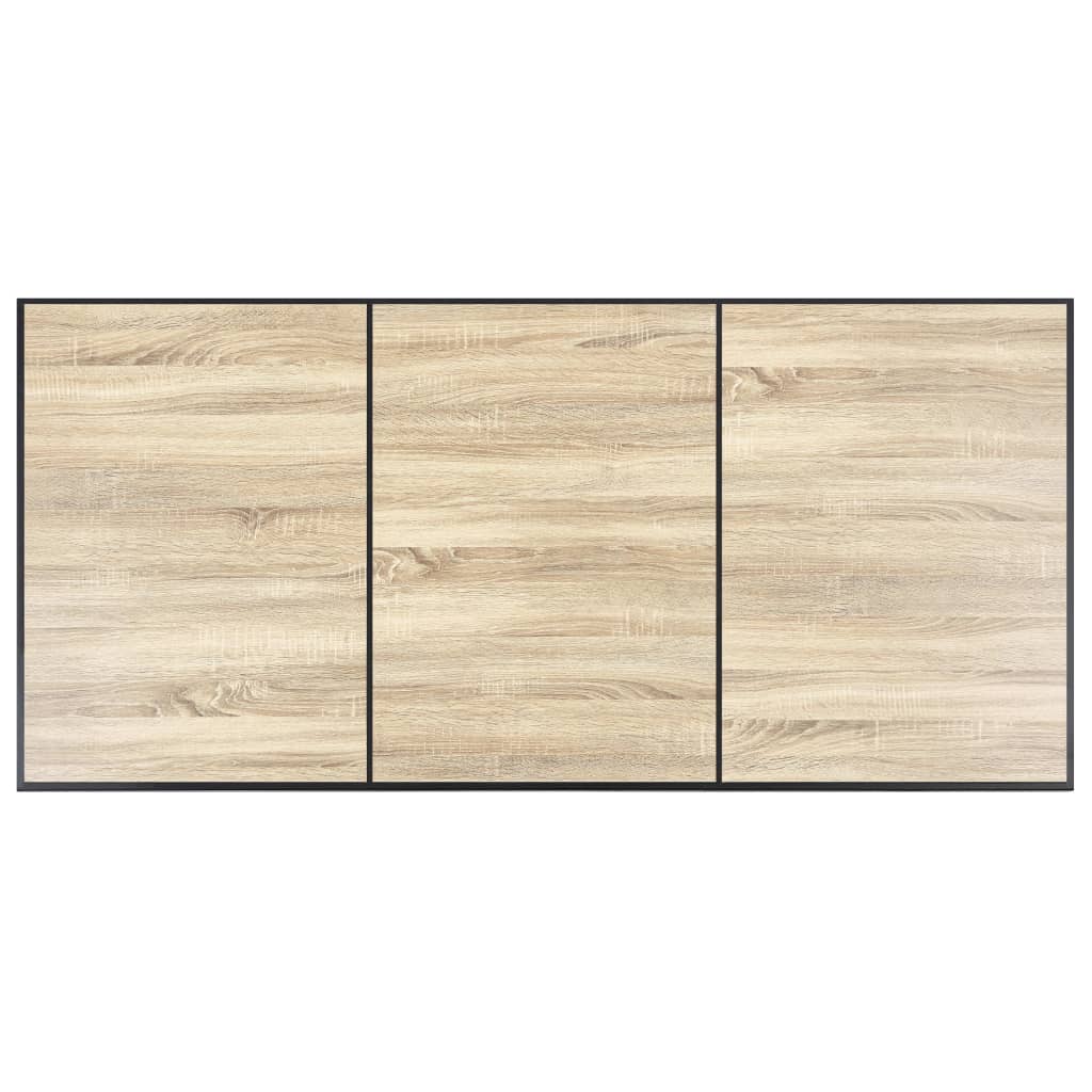 Valgomojo stalas, ąžuolo spalvos, 200x100x75cm, MDF