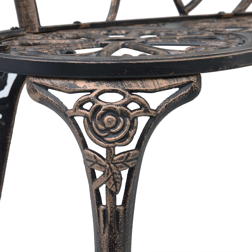 Bistro soliņš, bronzas krāsā, 100 cm, liets alumīnijs