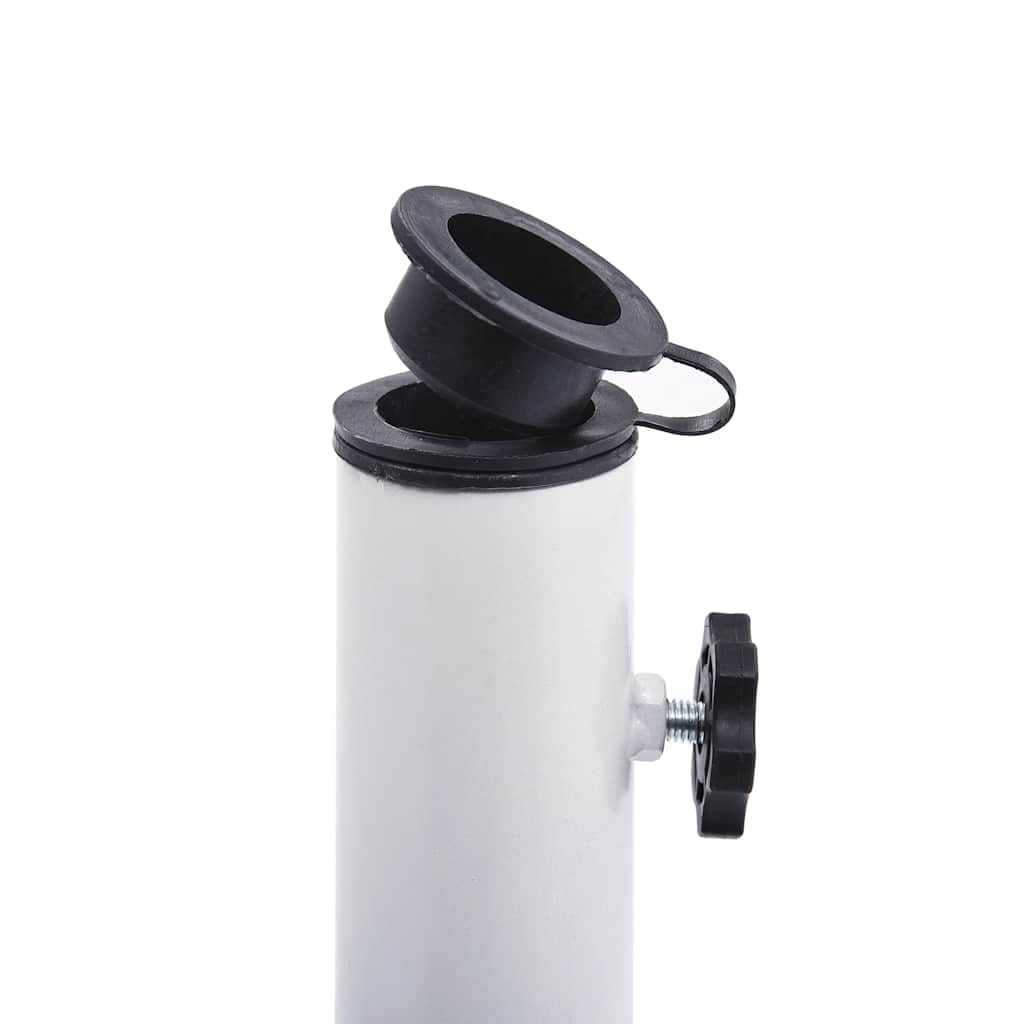 Lauko skėčio pagrindas, baltos spalvos, 9kg, 40cm, ketus