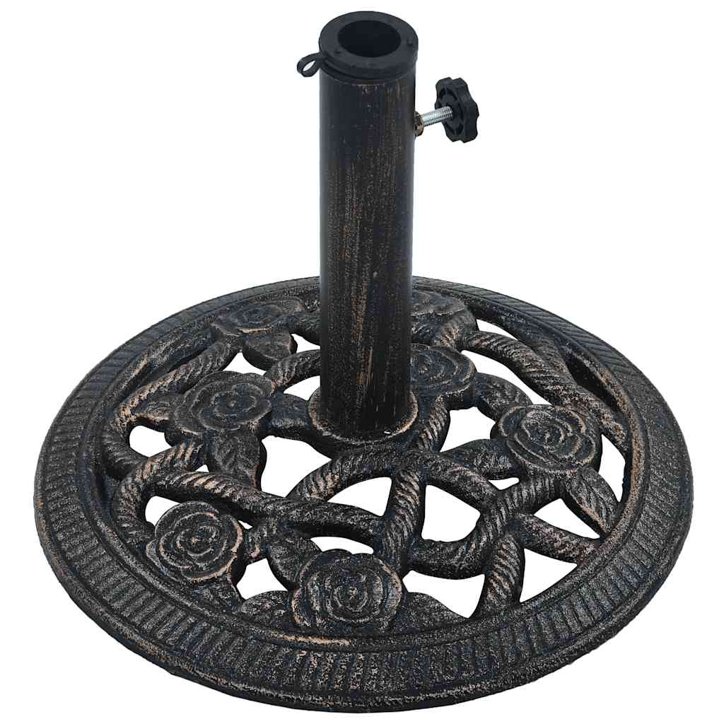 Lauko skėčio pagrindas, juoda ir bronza, 9kg, 40cm, ketus
