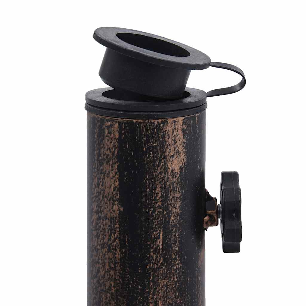 Lietussarga pamatne, bronzas krāsā, čuguns, 12 kg, 49 cm