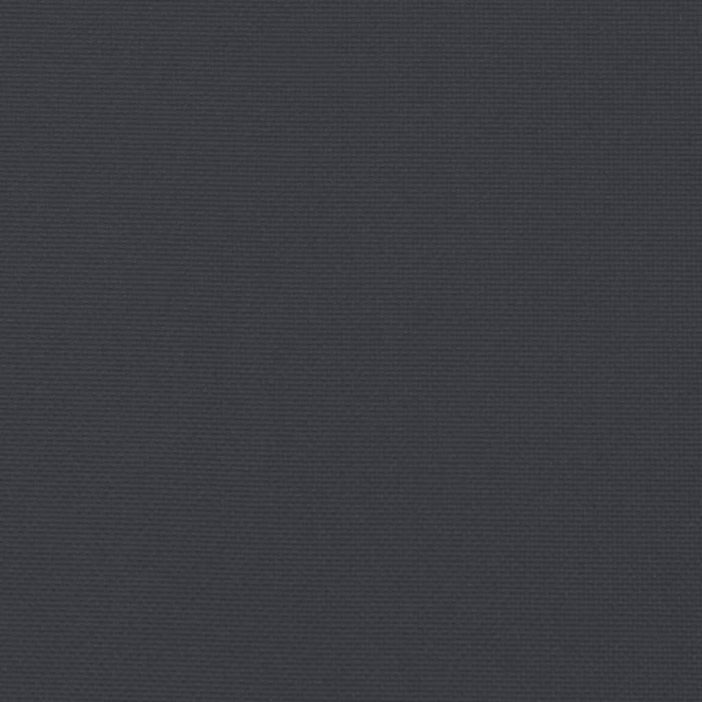 Sodo kėdės pagalvėlės, 2vnt., juodos, 100x50x3cm, audinys