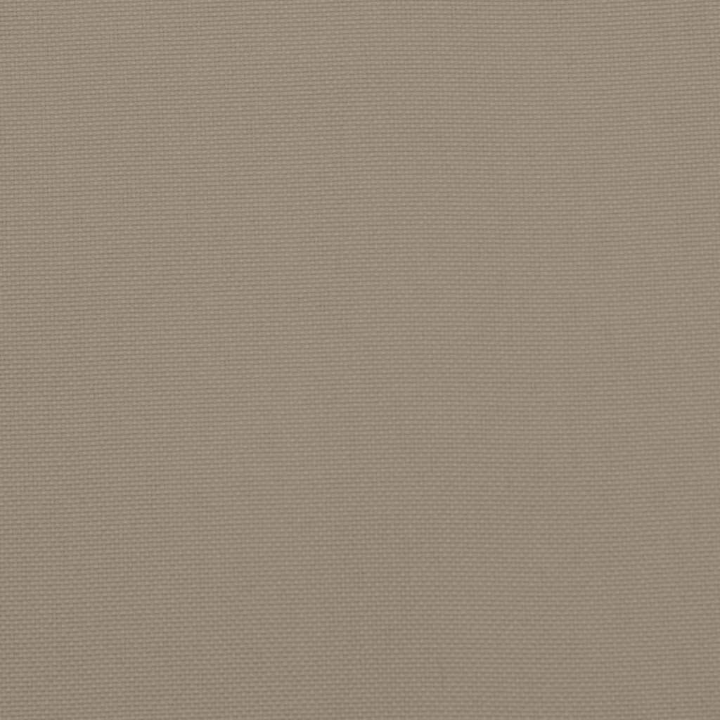 Sodo kėdžių pagalvėlės 2 vnt. Taupe 100 x 50 x 3 cm