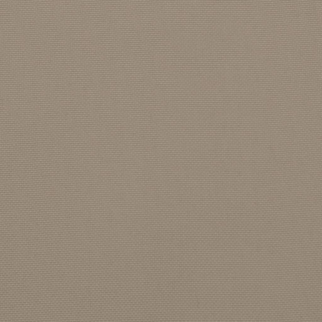 Sodo kėdės pagalvėlės, 4vnt., taupe, 100x50x3cm, audinys