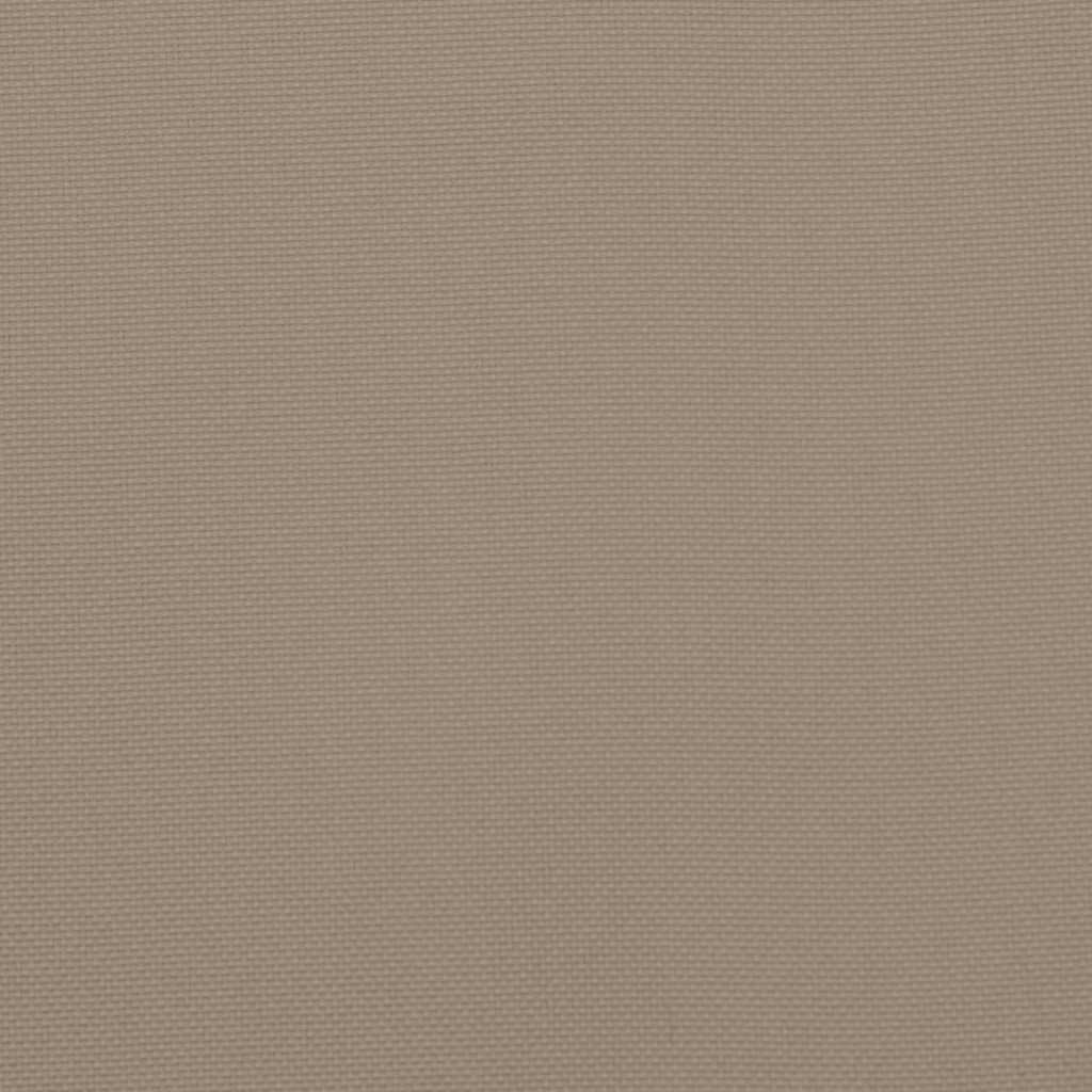 Sodo kėdės pagalvėlės, 2vnt., taupe spalvos, 50x50x4cm, audinys
