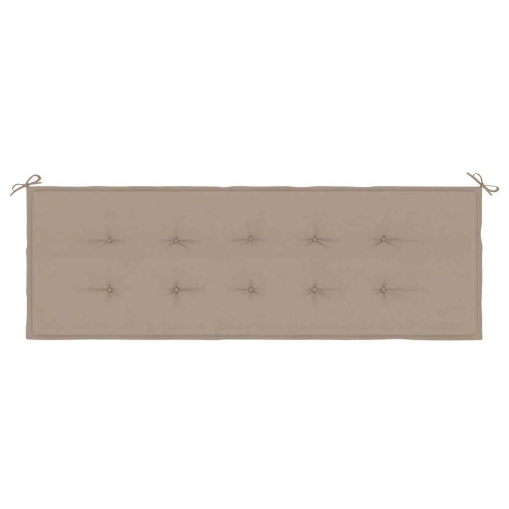 Sodo suoliuko pagalvėlė, taupe spalvos, 150x50x3cm, audinys