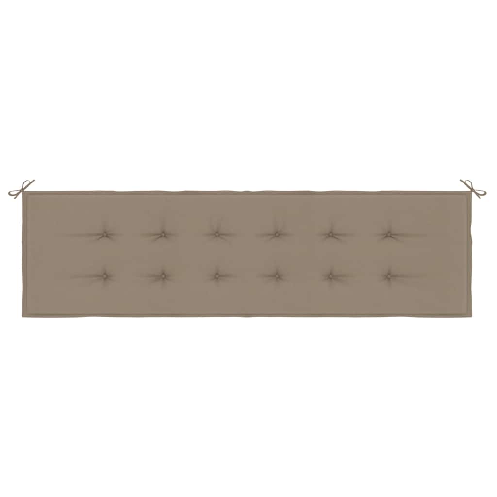 Sodo suoliuko pagalvėlė, taupe spalvos, 180x50x4cm, audinys