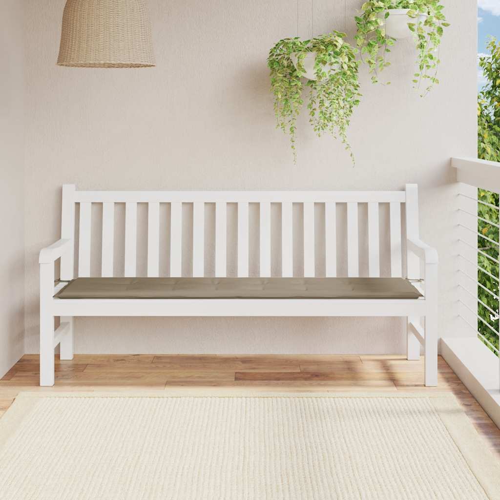 Sodo suoliuko pagalvėlė, taupe spalvos, 180x50x4cm, audinys
