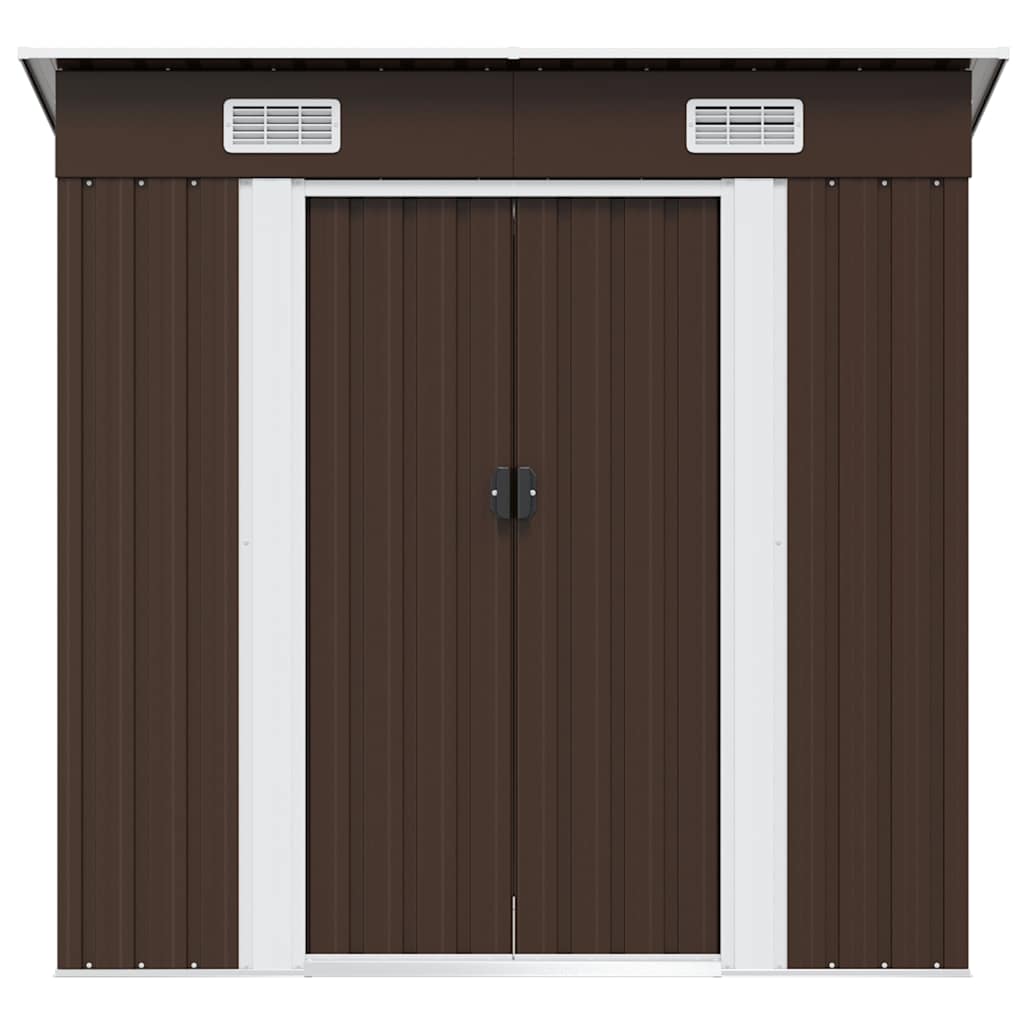 Storage shed DALTON, brown, 194x121cm