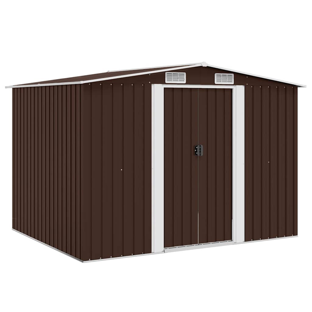 Shed DALTON, brown, 257x205cm