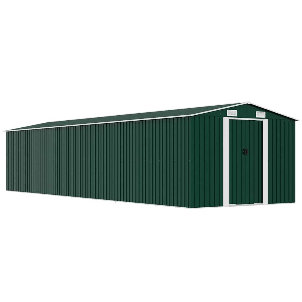 Shed DALTON, green, 257x779cm