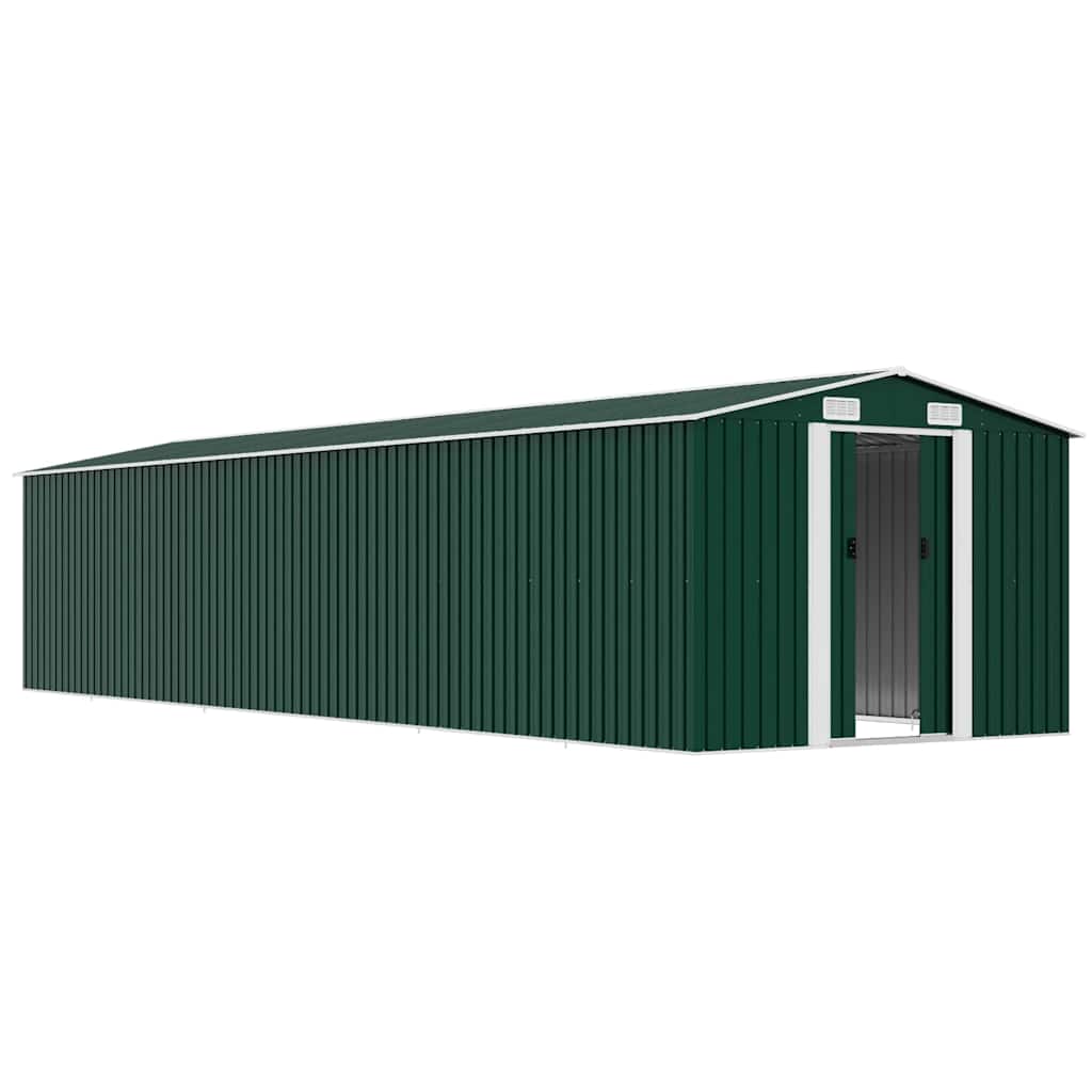 Shed DALTON, green, 257x779cm