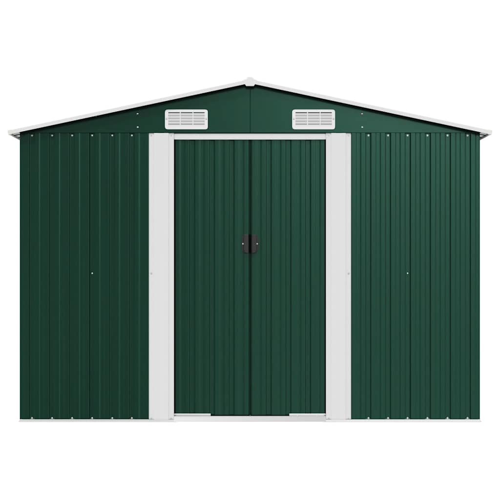Shed DALTON, green, 257x779cm