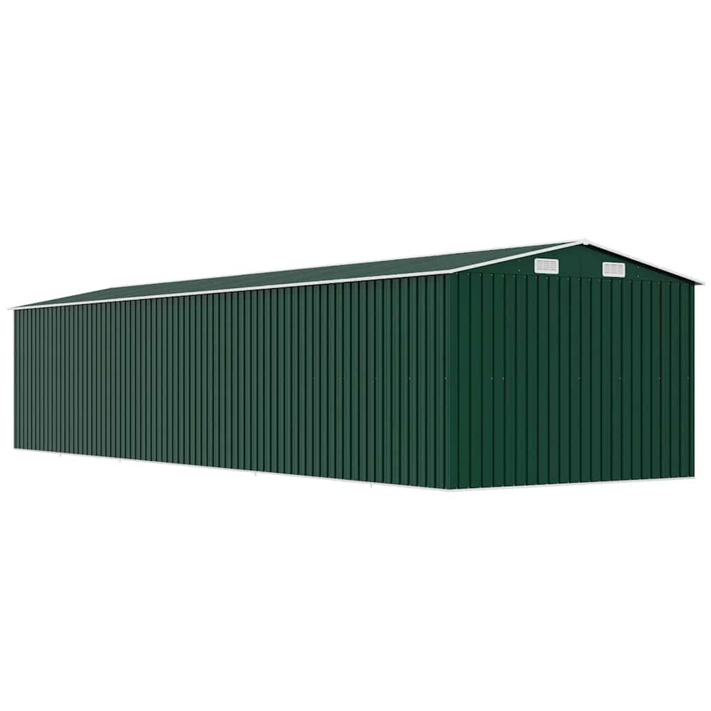 Shed DALTON, green, 257x779cm