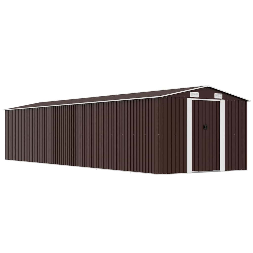 Shed DALTON, brown, 257x779cm