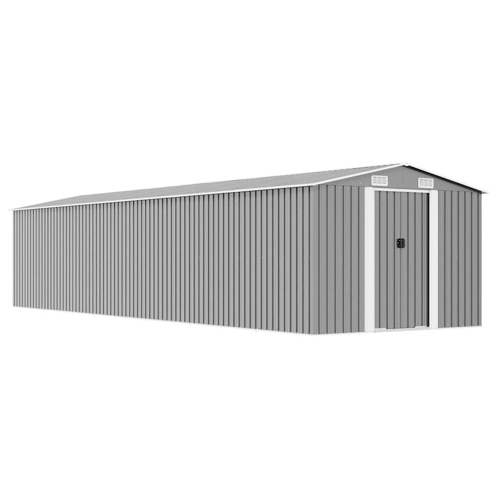Shed DALTON, grey, 257x990cm