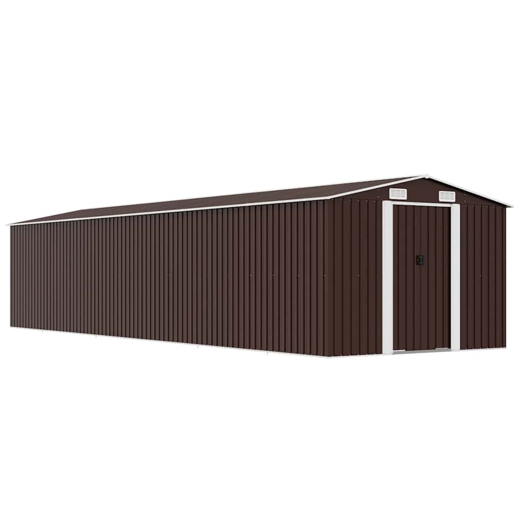 Shed DALTON, brown, 257x990cm