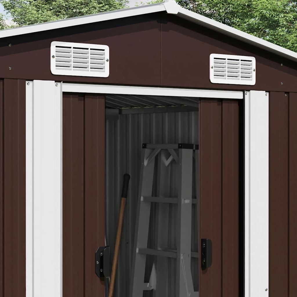Shed DALTON, brown, 257x990cm