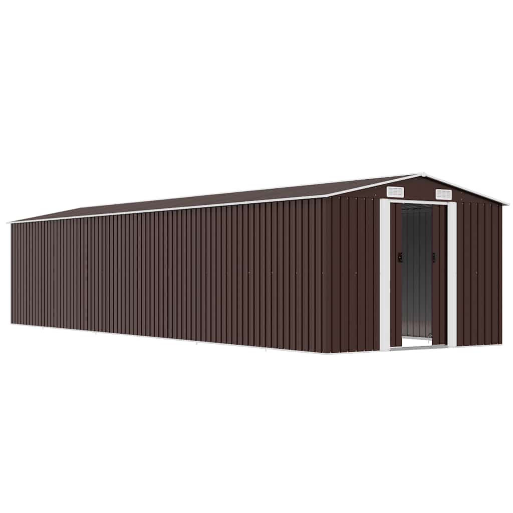 Shed DALTON, brown, 257x990cm