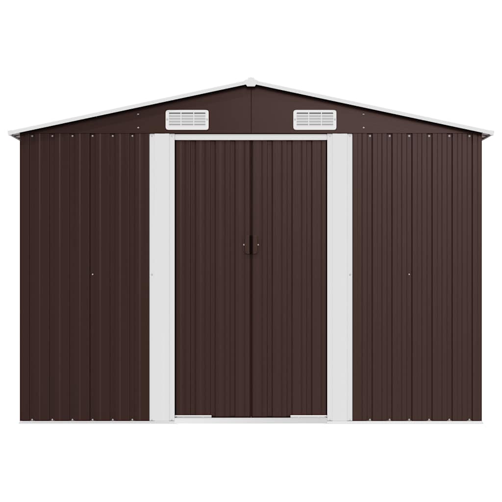 Shed DALTON, brown, 257x990cm