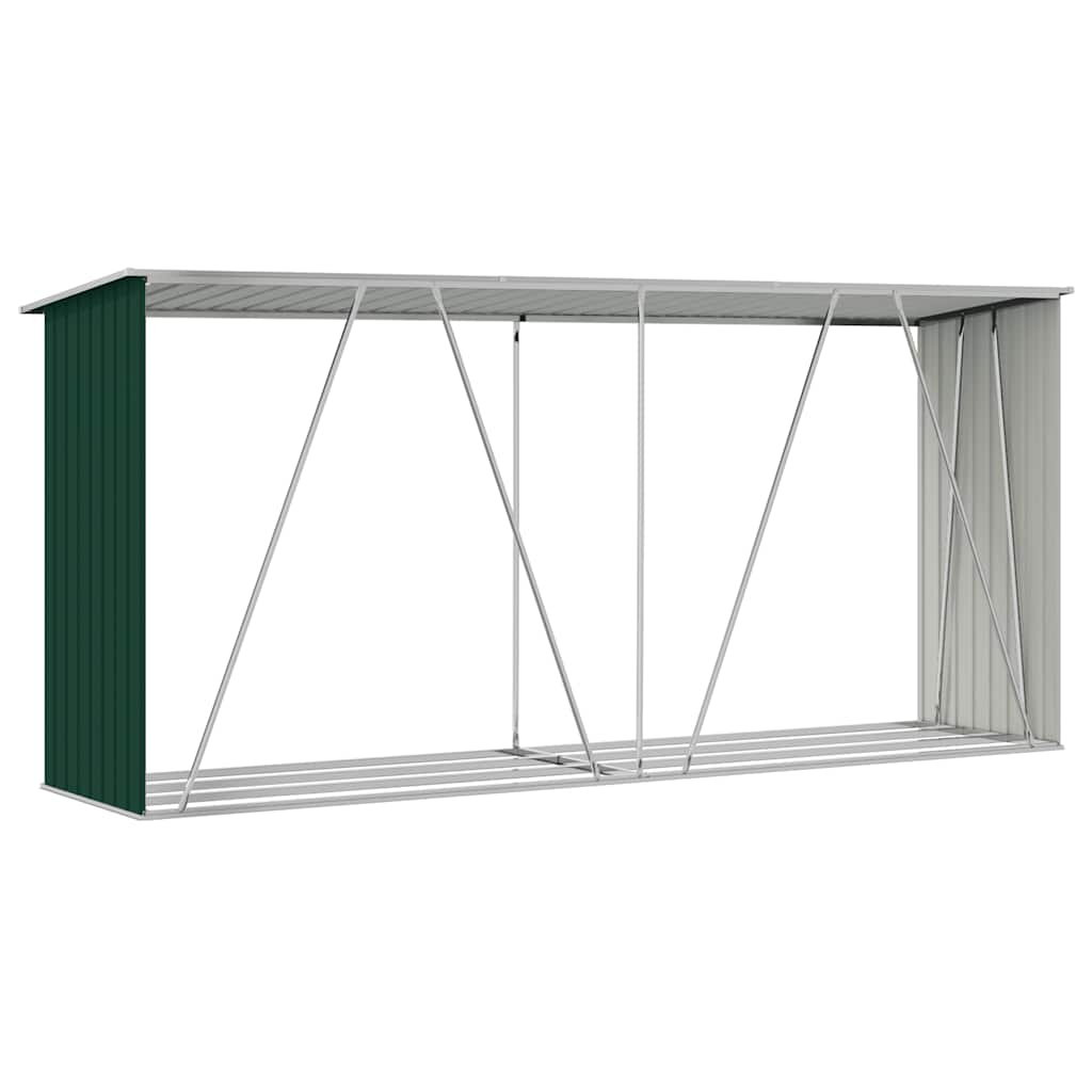 Sodo malkinė, žalia, 330x84x152cm, galvanizuotas plienas