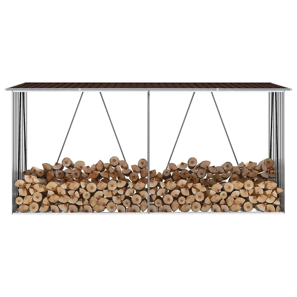 Sodo malkinė, ruda, 330x84x152cm, galvanizuotas plienas