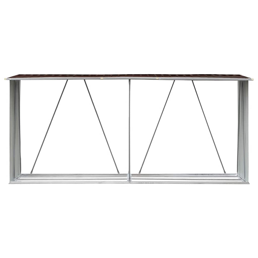 Sodo malkinė, ruda, 330x84x152cm, galvanizuotas plienas