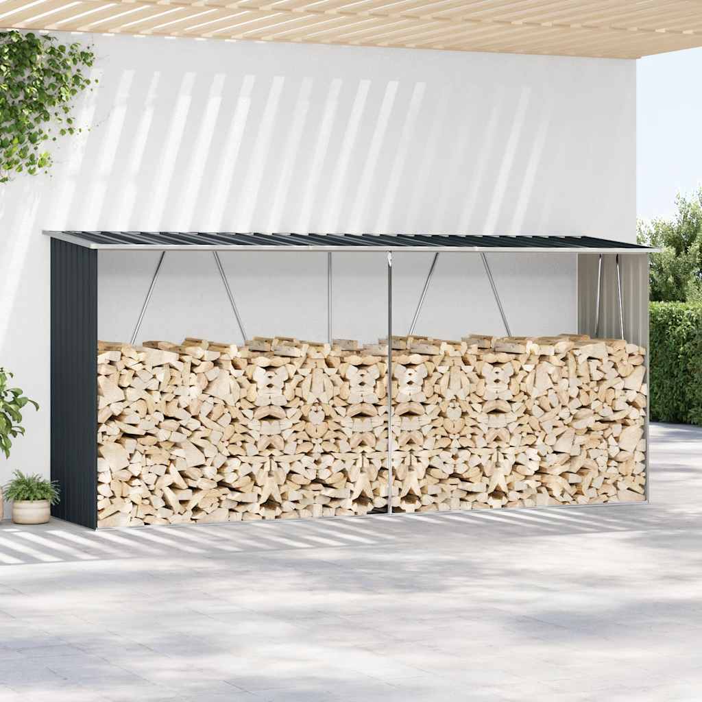 Sodo malkinė, antracito, 330x84x152cm, galvanizuotas plienas