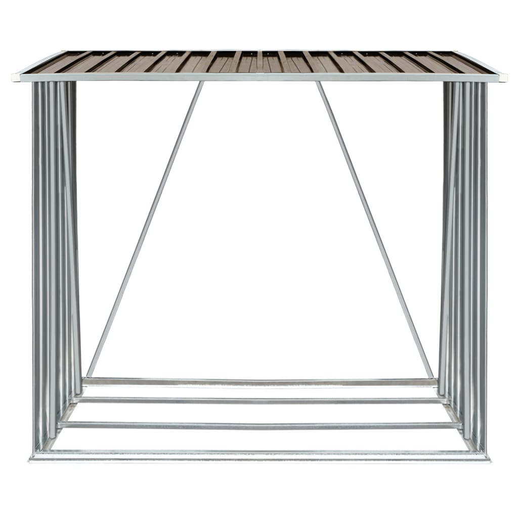 Sodo malkinė, ruda, 163x83x154cm, galvanizuotas plienas