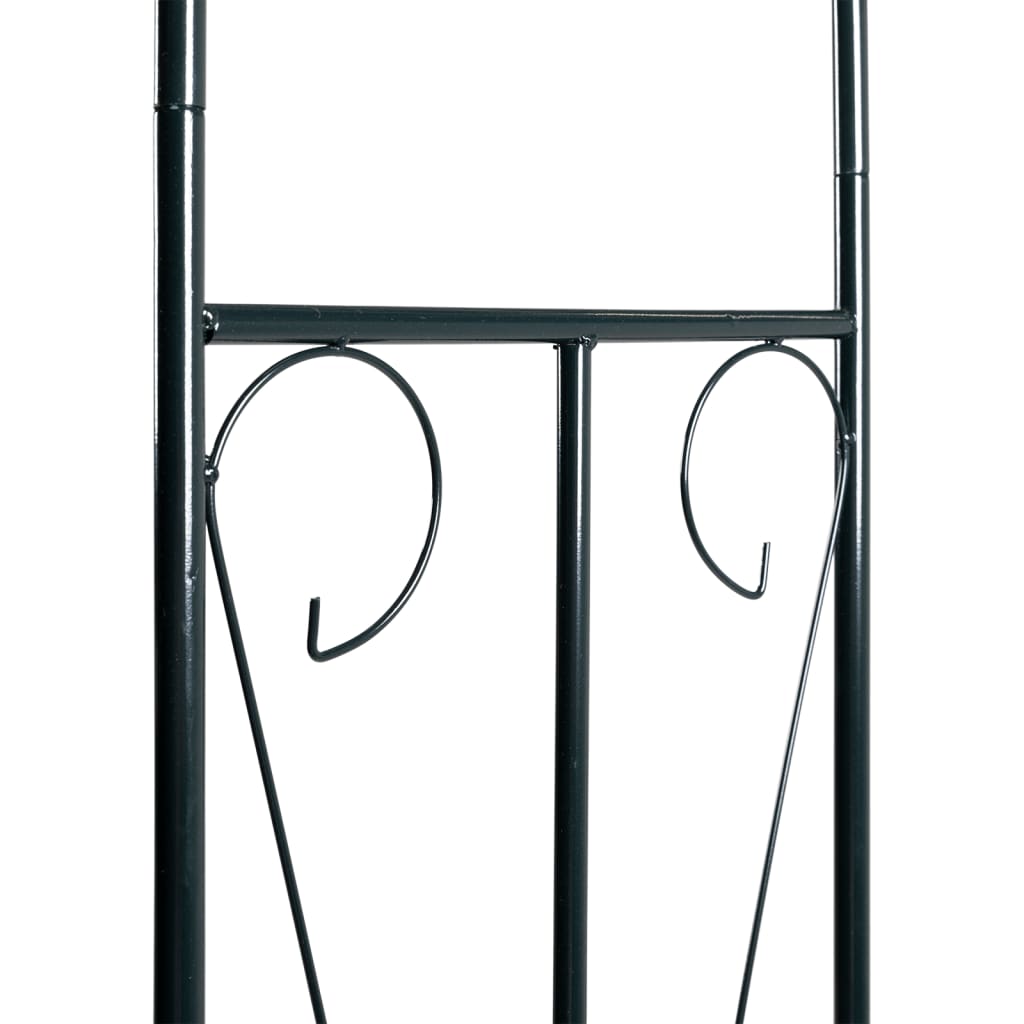 Sodo arka, tamsiai žalios spalvos, 120x38x258cm, geležis
