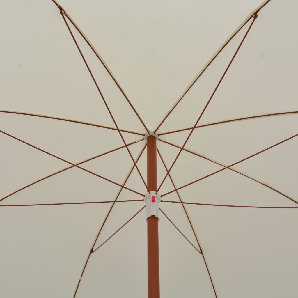 Sodo skėtis BOLTON, smėlinė, 255x280cm
