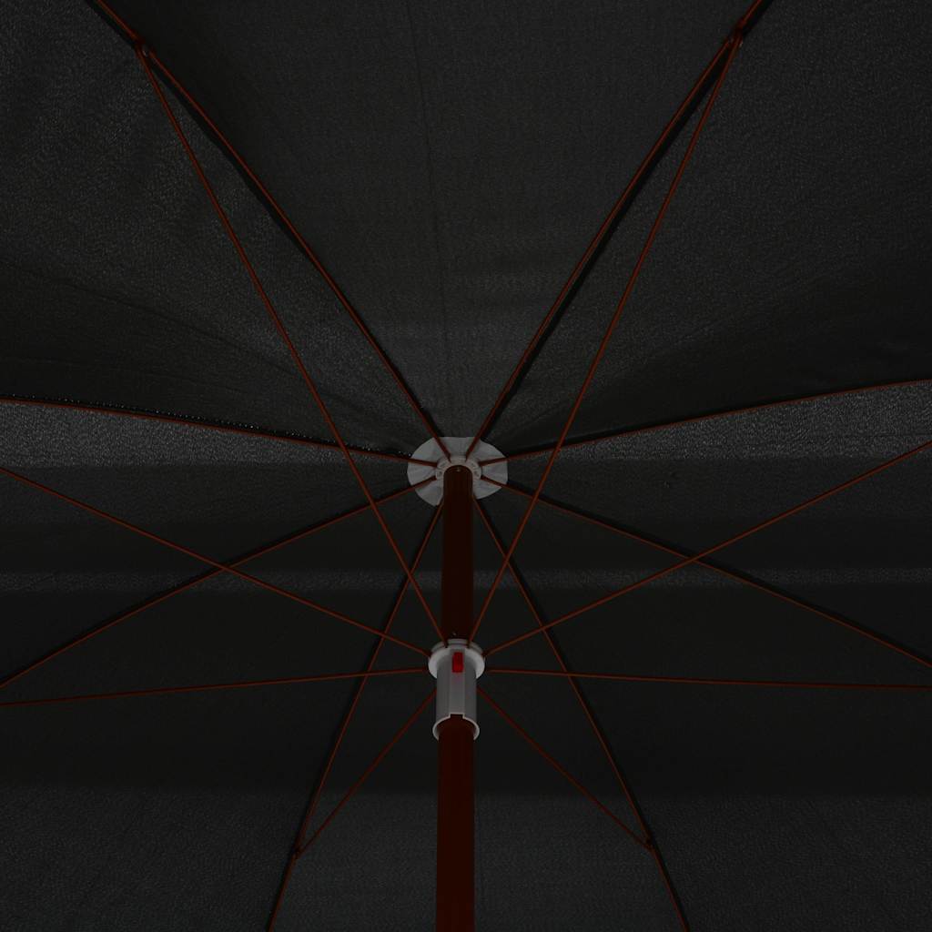 Sodo skėtis BOLTON, antracitinė, 255x280cm