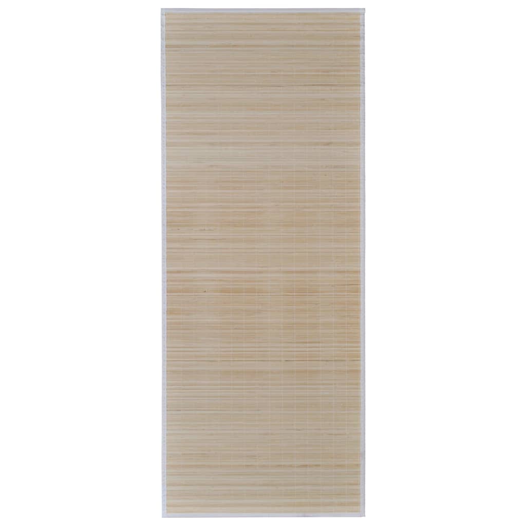 Rugs, 4 pcs, 120x180cm, natural bamboo, rectangular